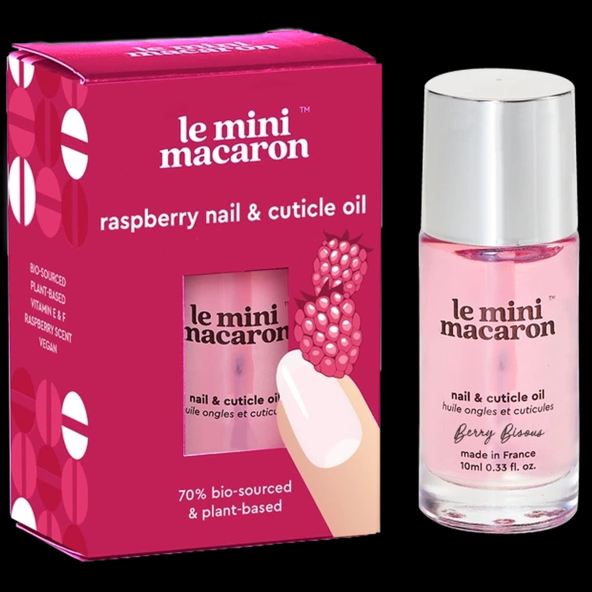 Le Mini Macaron Nail & Cuticle Oil 10 ml - Berry Bisous