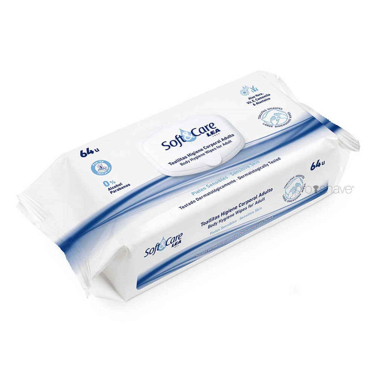 LEA Wet Wipes for Personal Hygiene, 64 stk.