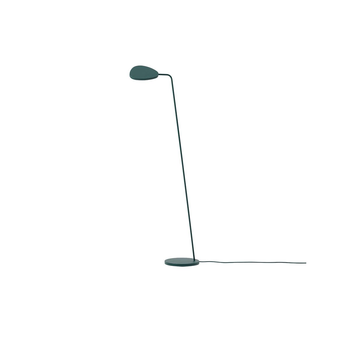 Leaf Floor Lamp fra Muuto (Dark green)