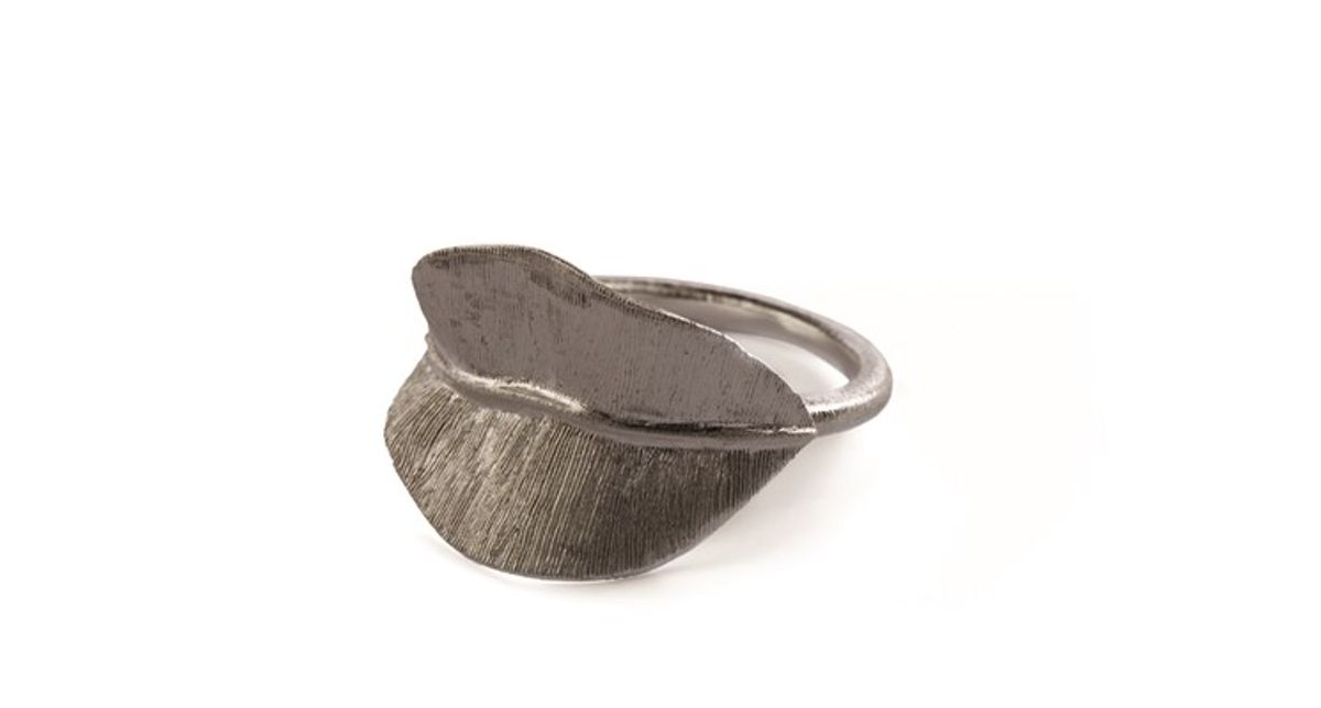 Leaf Sterling Sølv Ring fra Pernille Corydon R-246-RUT