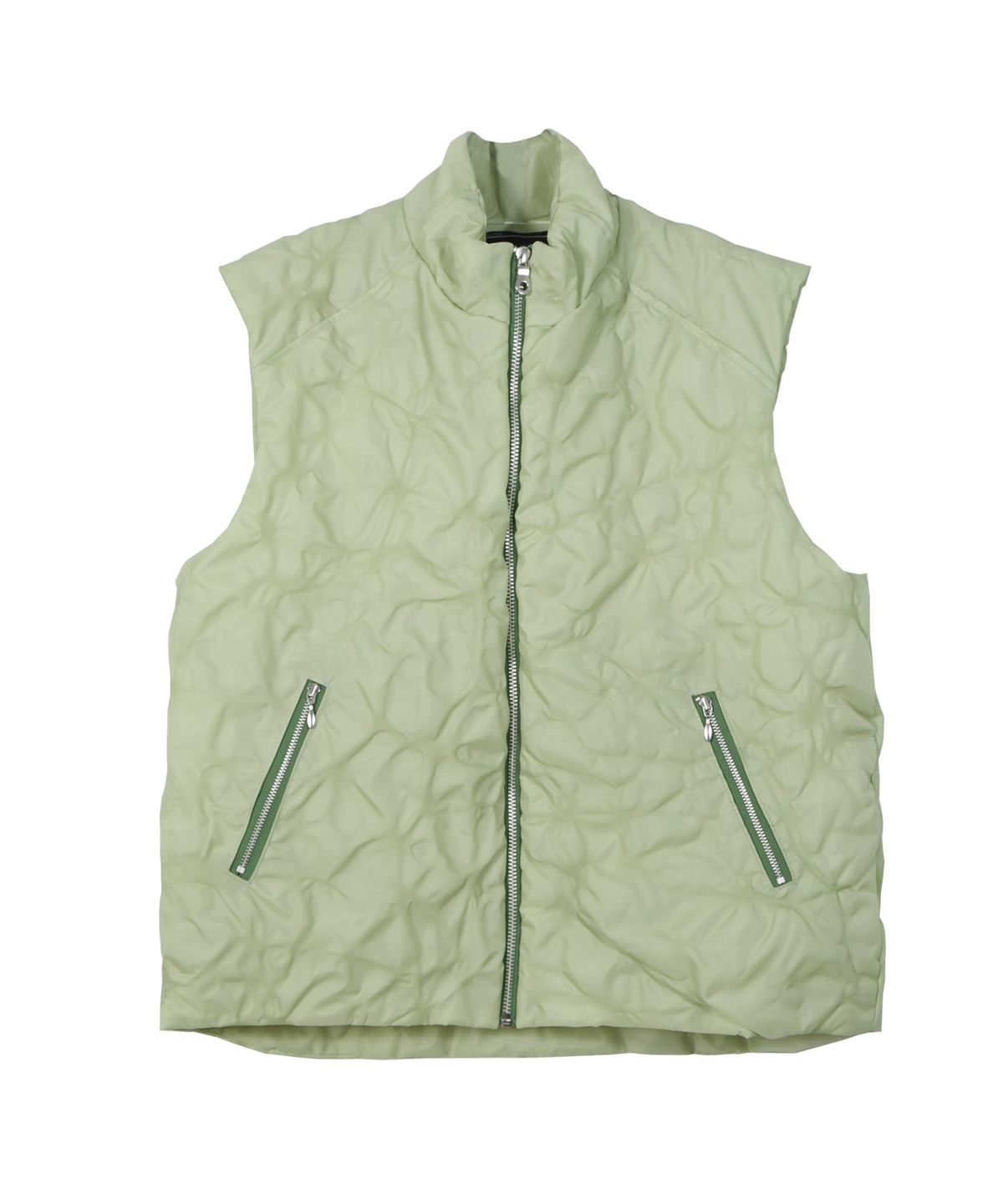 LEAF VEIN VEST GREEN - Large