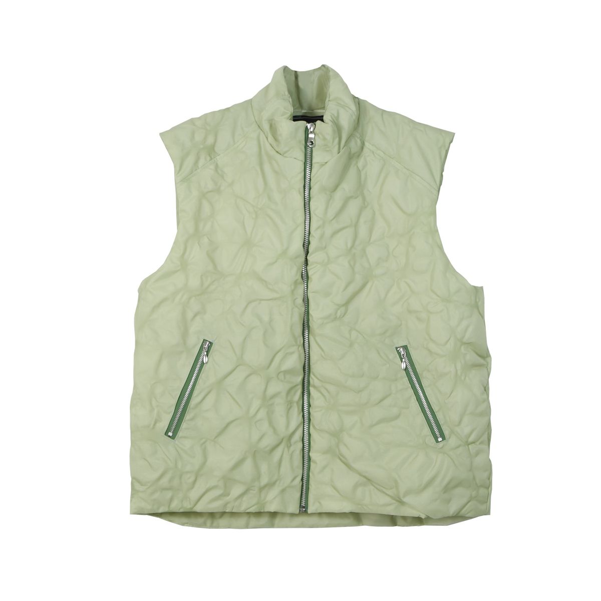 LEAF VEIN VEST GREEN - Small