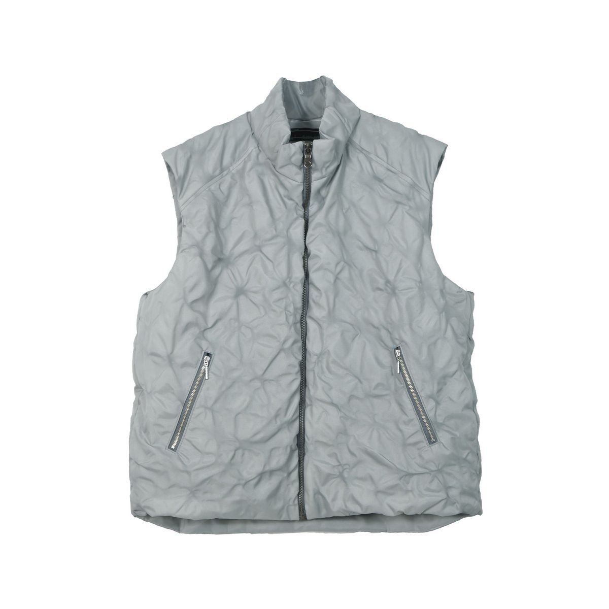 LEAF VEIN VEST GREY - Small