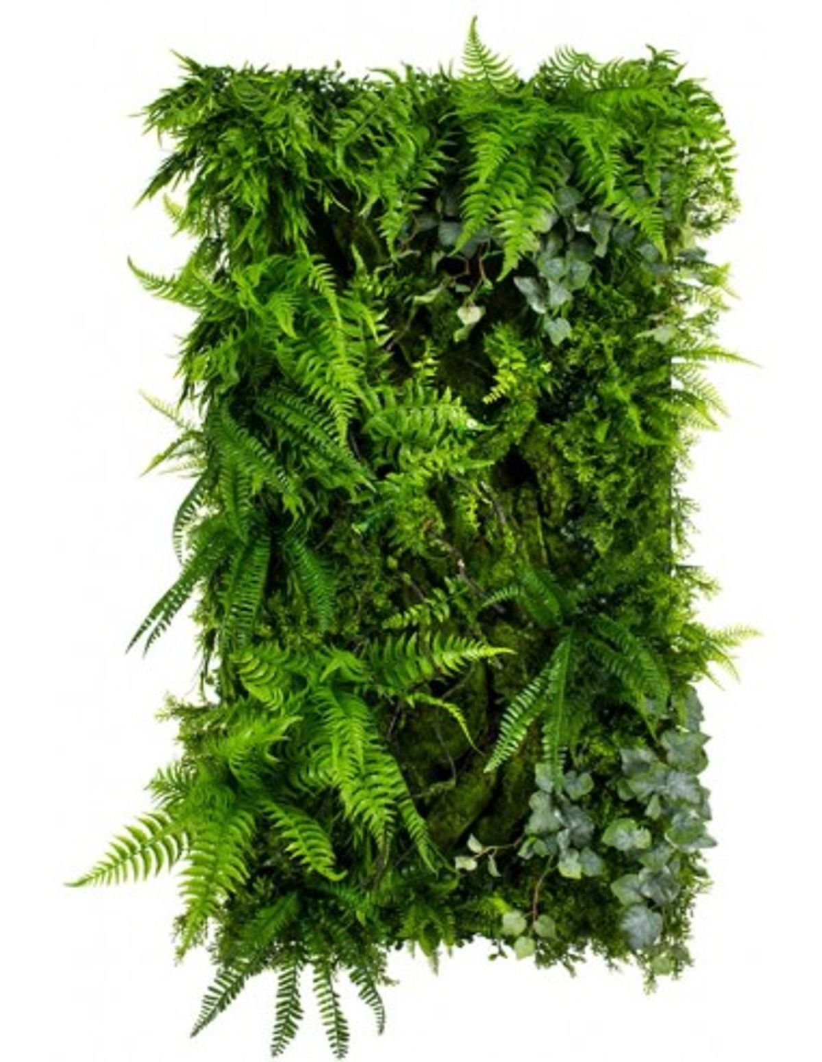 Leafy Plantevæg med kunstige planter 100 x 50 cm