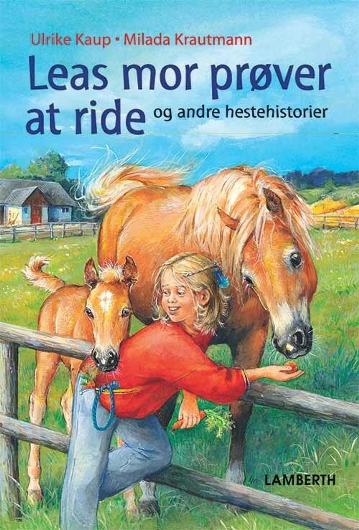 Leas mor prøver at ride