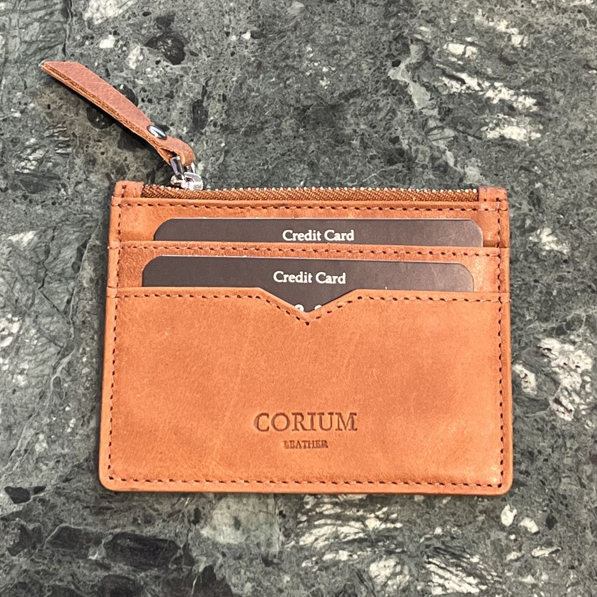 Leather by Corium - Corium - Kortholder cognac