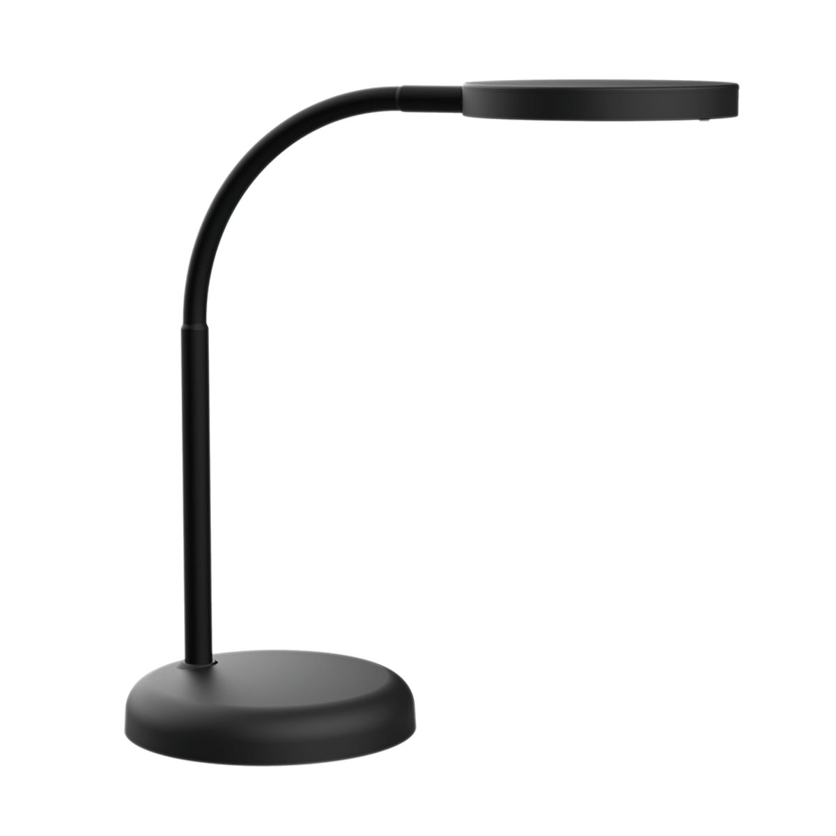 LED Bordlampe med fleksibel arm, sort