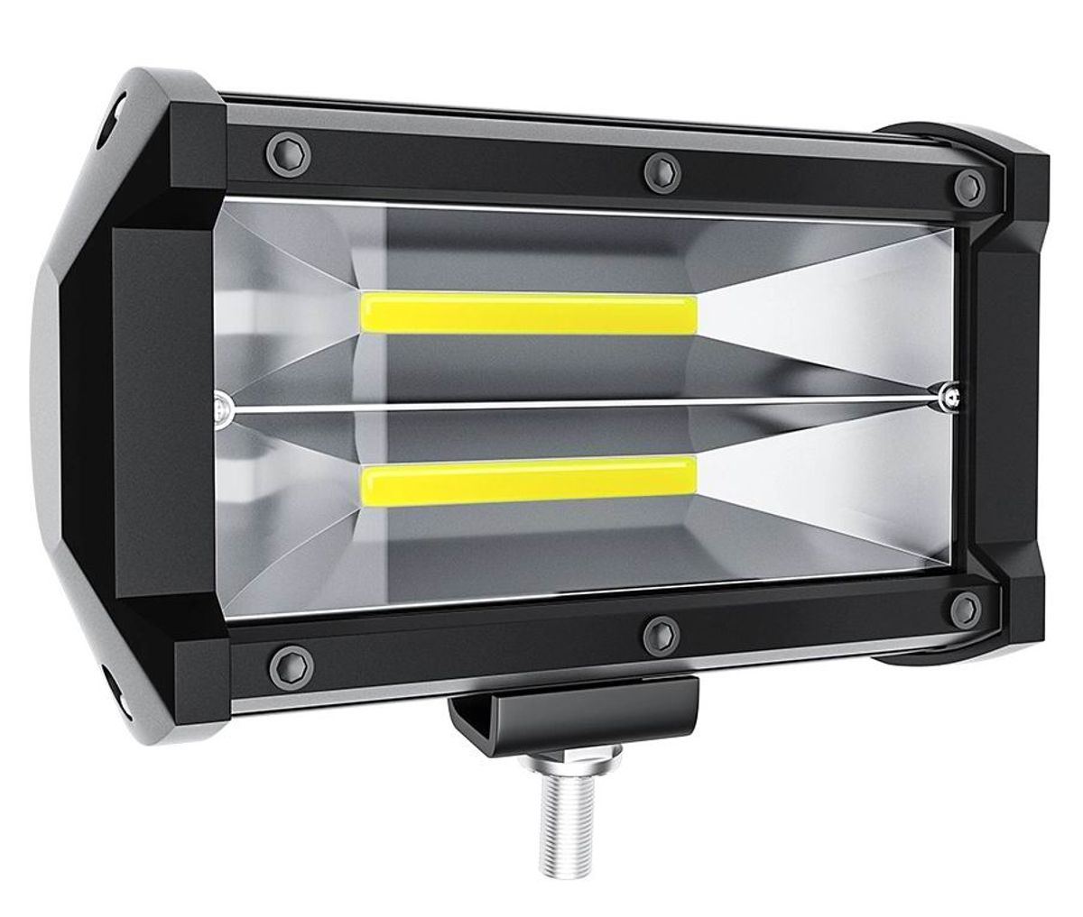 LED COB projektør 24 watt 12/24 volt - 2 rækker - Dinled - Køretøjs projektører