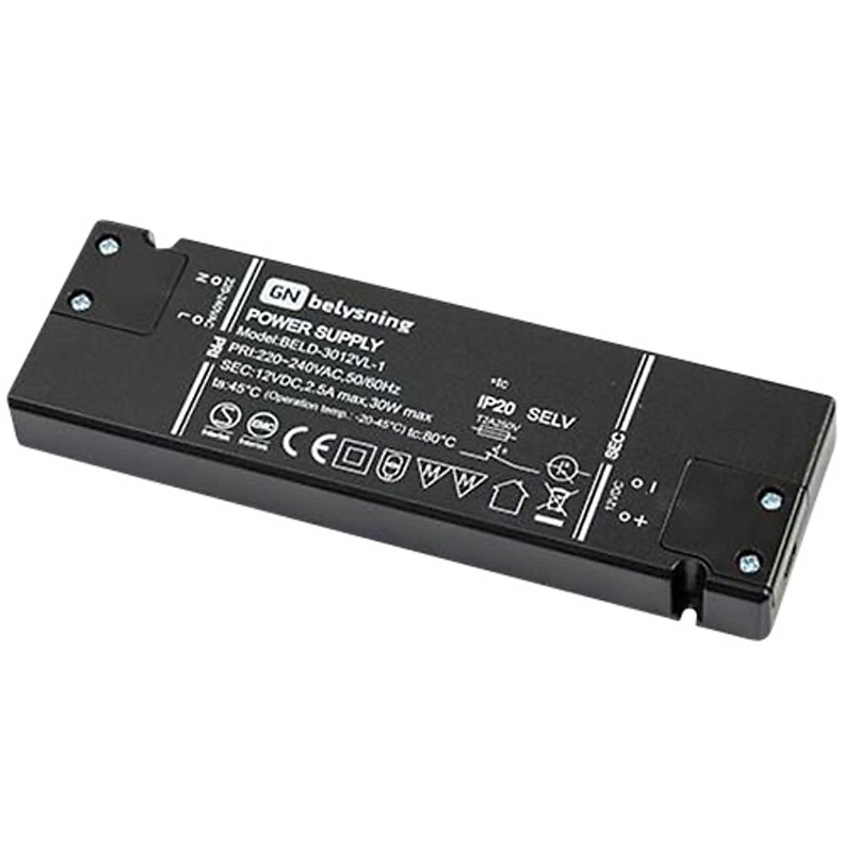 Led-Driver 15W 12Vdc Ikke