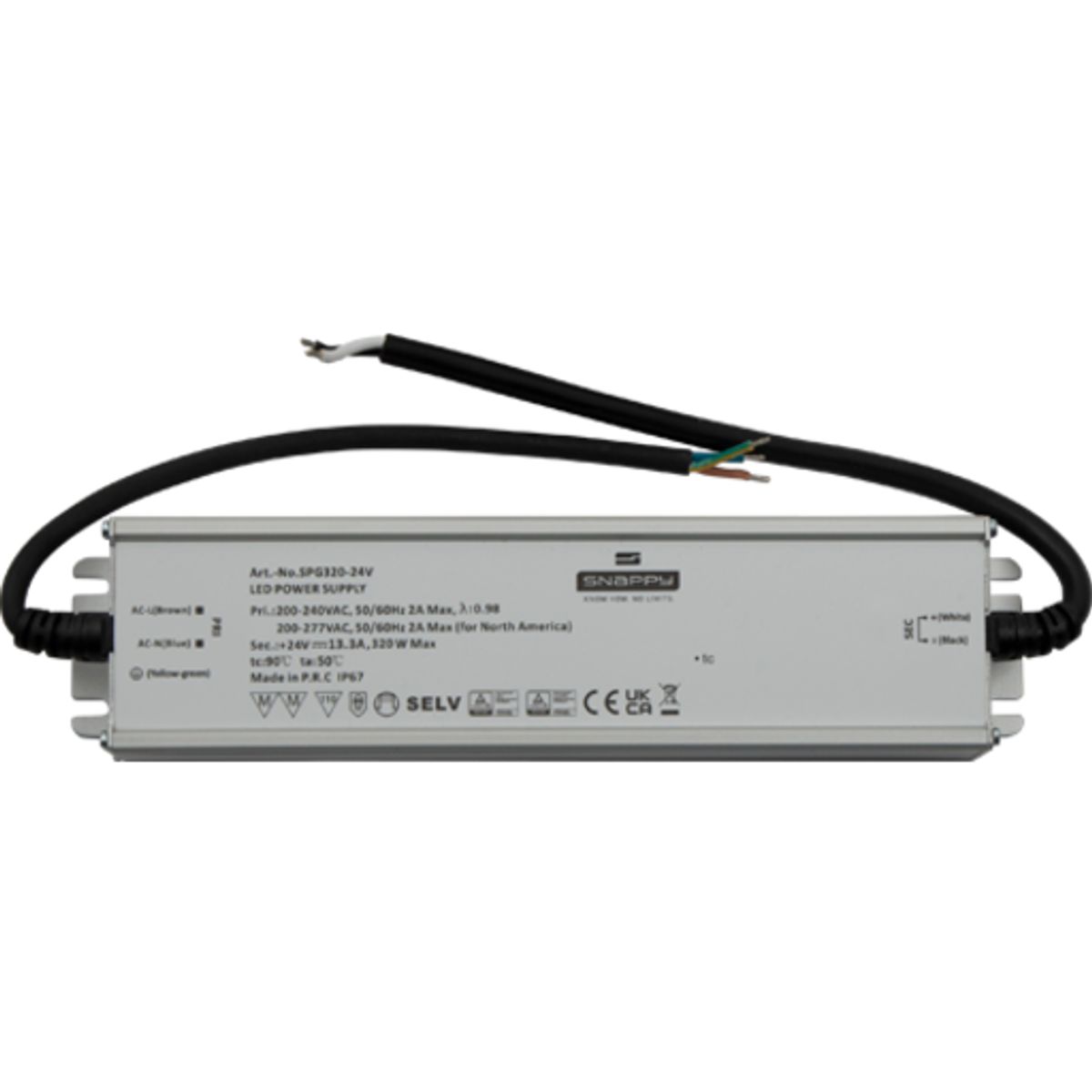 LED Driver 320W 24Vdc IP67