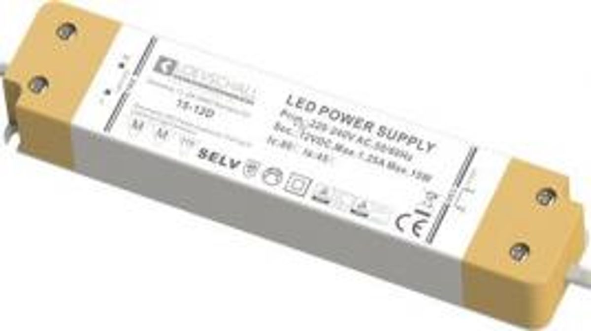 LED driver dæmpbar 12V 15W SNP15-12VL