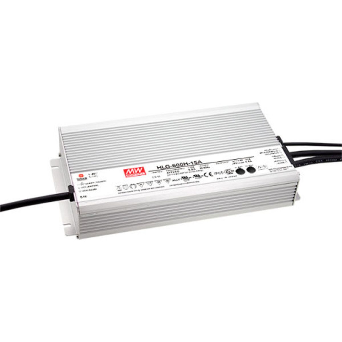 LED Driver HLG-600H-24B, 24VDC 25A 600W, IP67