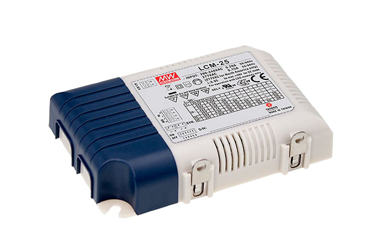 Led Driver Konst.Strøm, 25W 350-1050 Ma (Indstilles Med Dip-Switches), 6-54V, 3 I 1