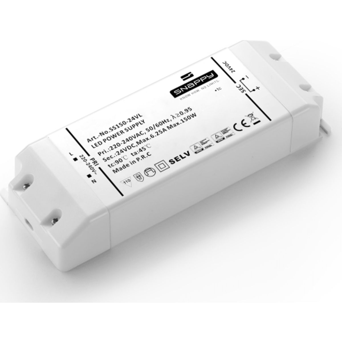 LED DRIVER SNAPPY 150W 24V