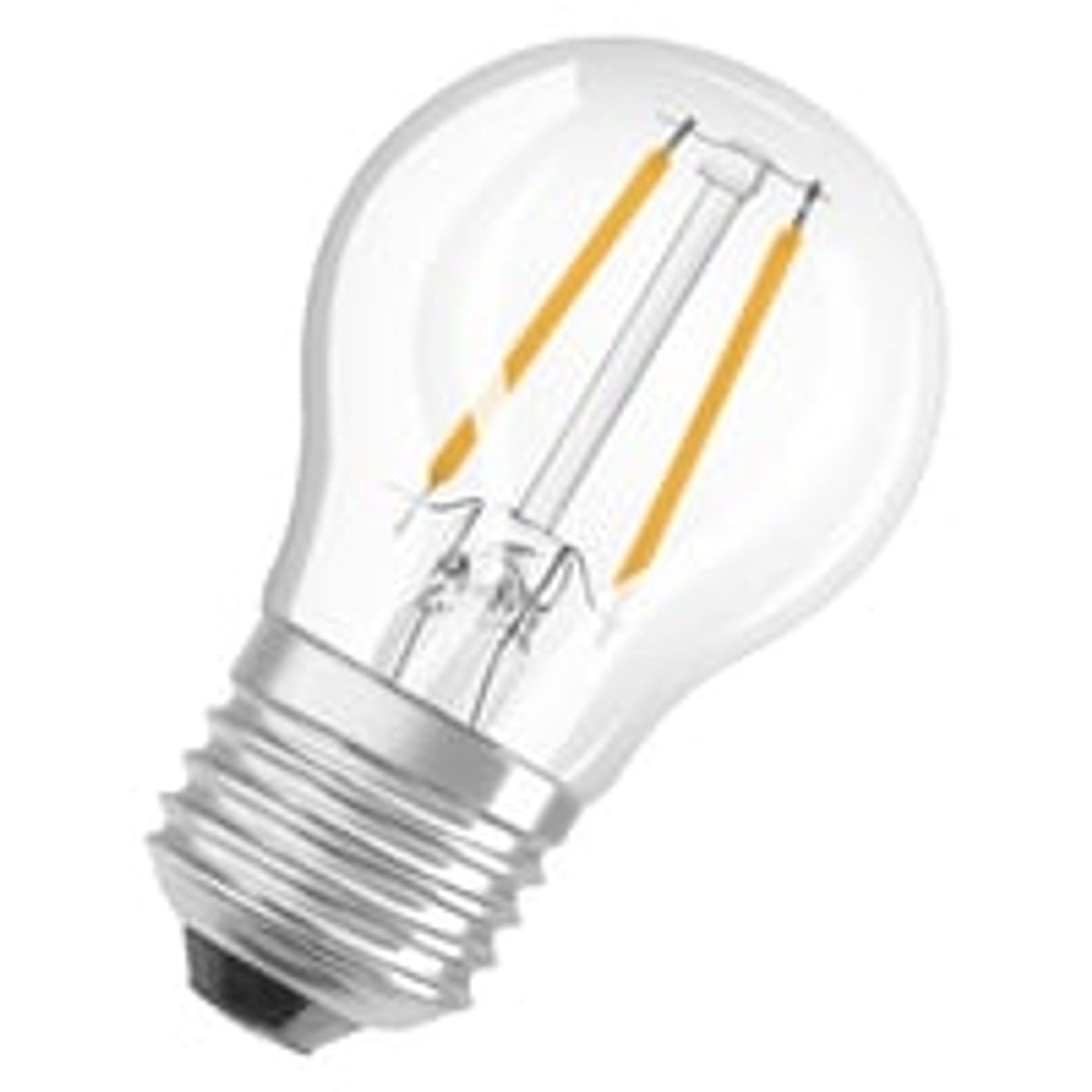 LED Krone 4,8W, 827, 470 lumen, filament, E14, dmpbar