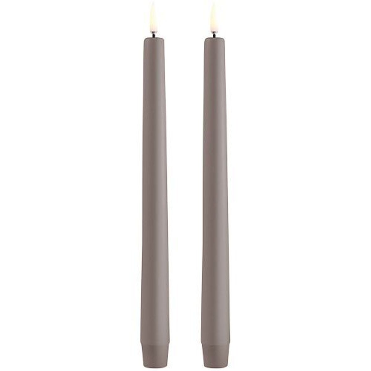 LED Kronelys, Sandstone, Smooth, 2-pack, 2,3x25 c Sandstone