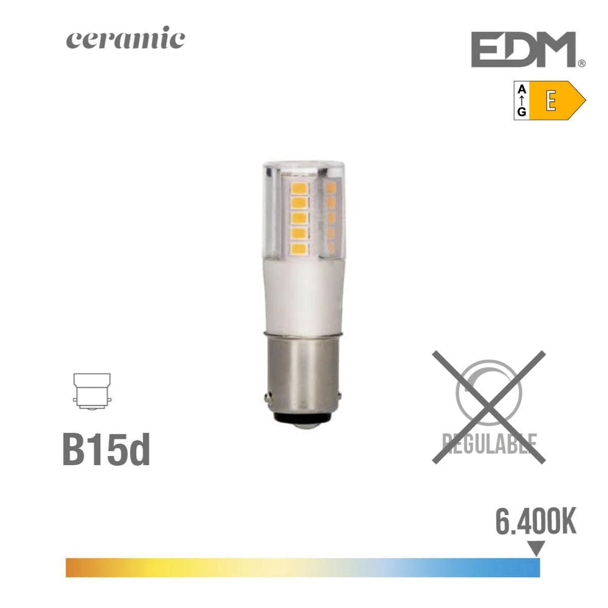 LED-lampe EDM E 6 W B15D 700 lm Ø 1,7 x 5,7 cm (6400 K)