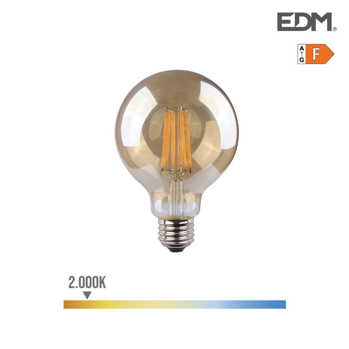 LED-lampe EDM F 8 W E27 720 Lm Ø 9,5 x 14 cm (2000 K)