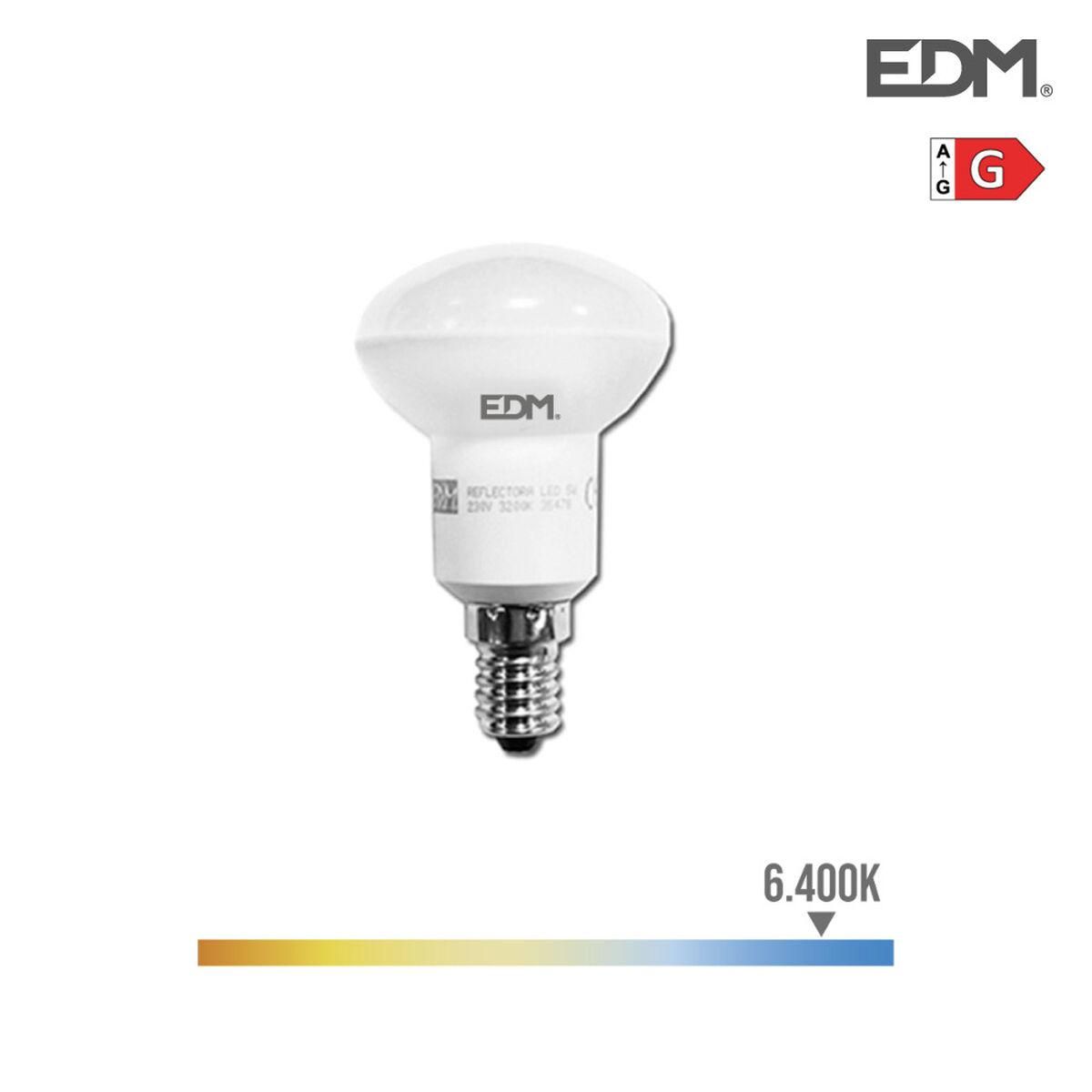 LED-lampe EDM Reflektor G 5 W E14 350 lm Ø 4,5 x 8 cm (6400 K)