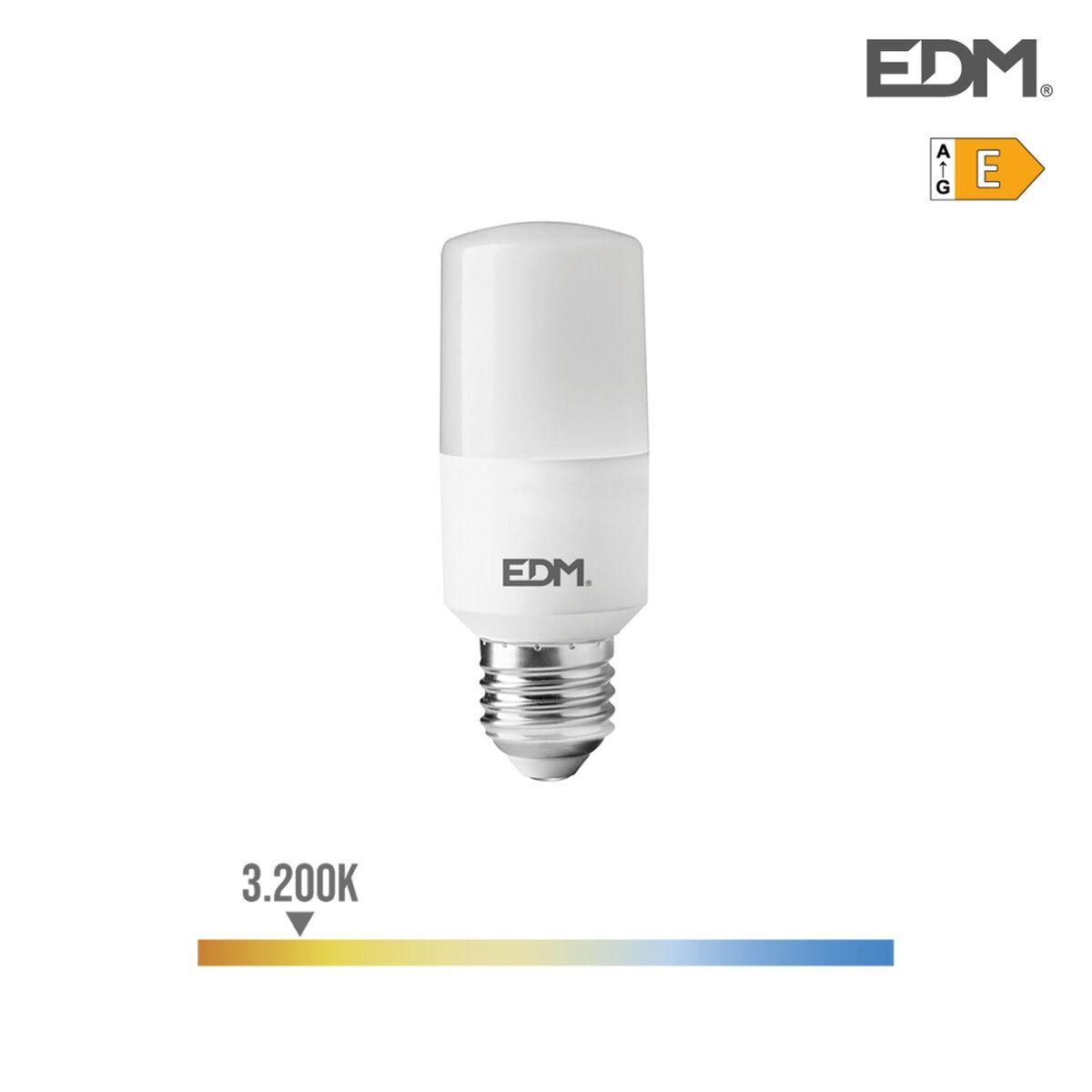 LED-lampe EDM Rørformet E 10 W E27 1100 Lm Ø 4 x 10,7 cm