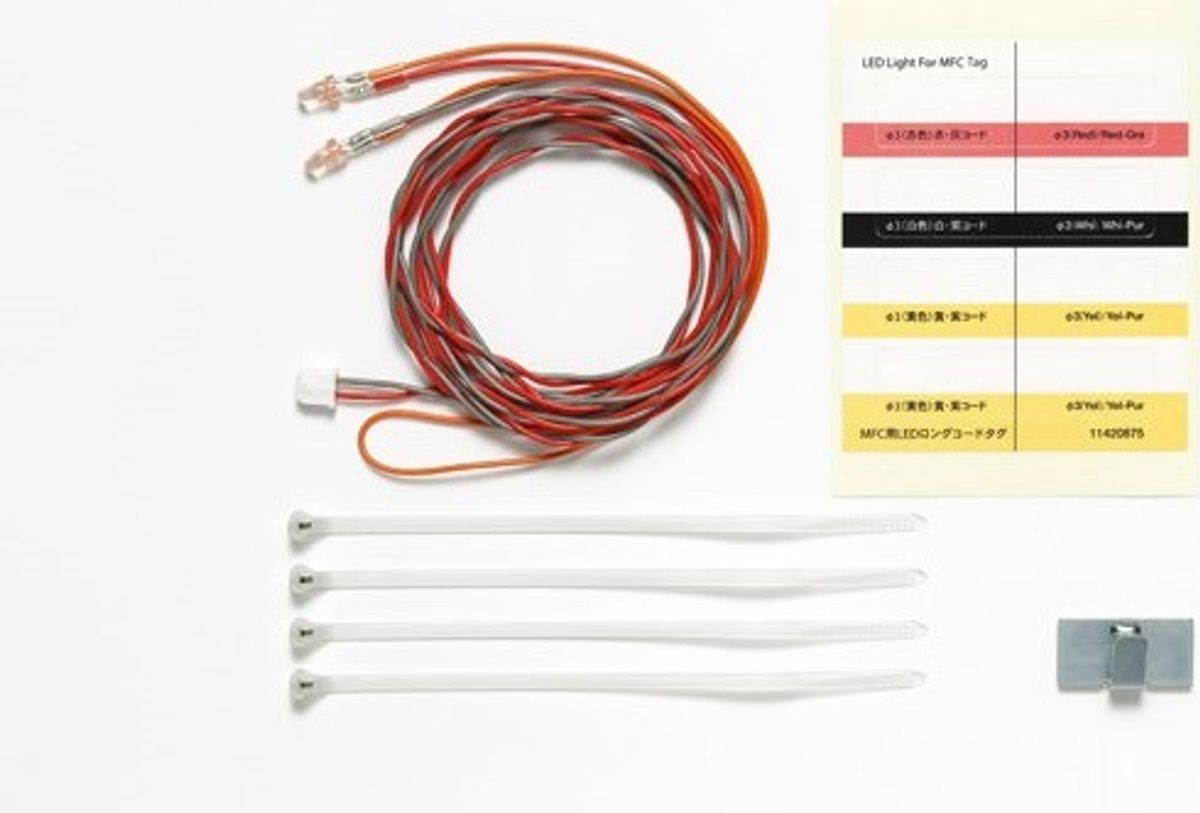 Led Light For Mfc (?3 / Red / 1,100mm) - 56549 - Tamiya