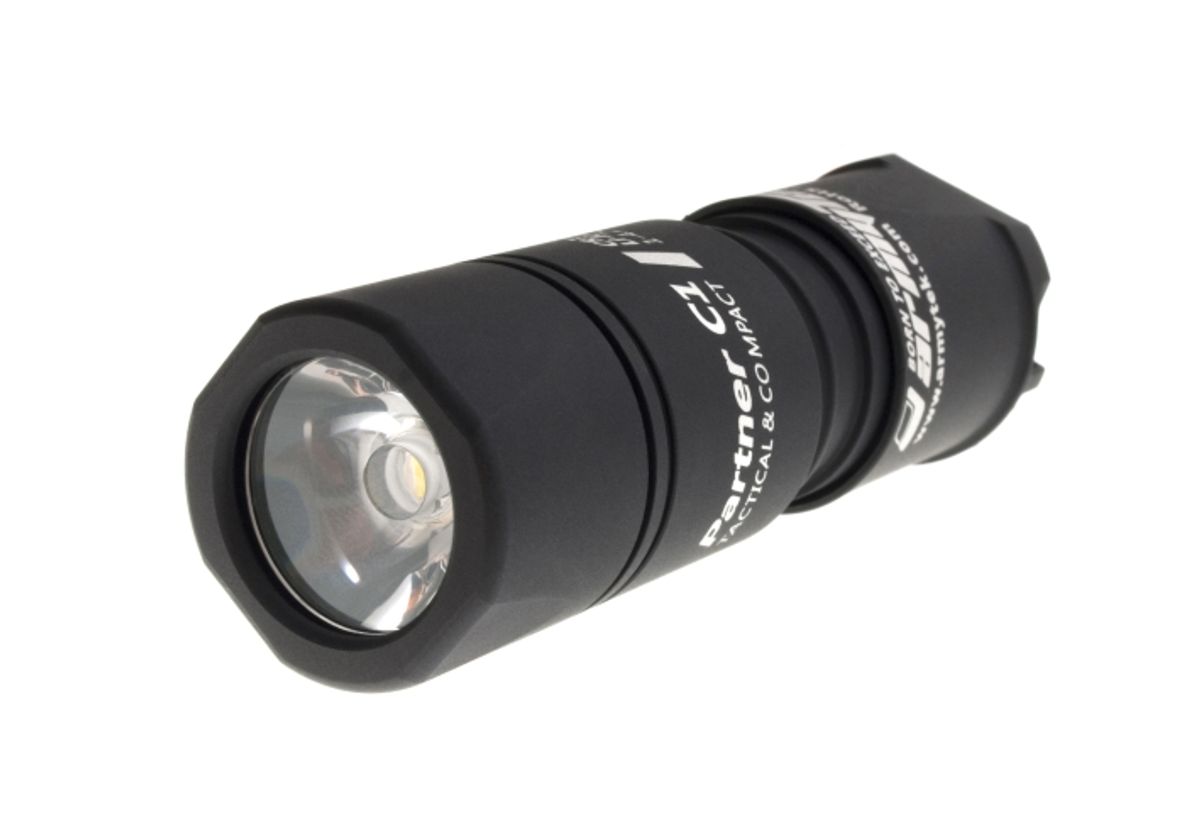 LED Lommelygte, ALU, 650LM, Armytek Partner C1 Silver / XP-L v3