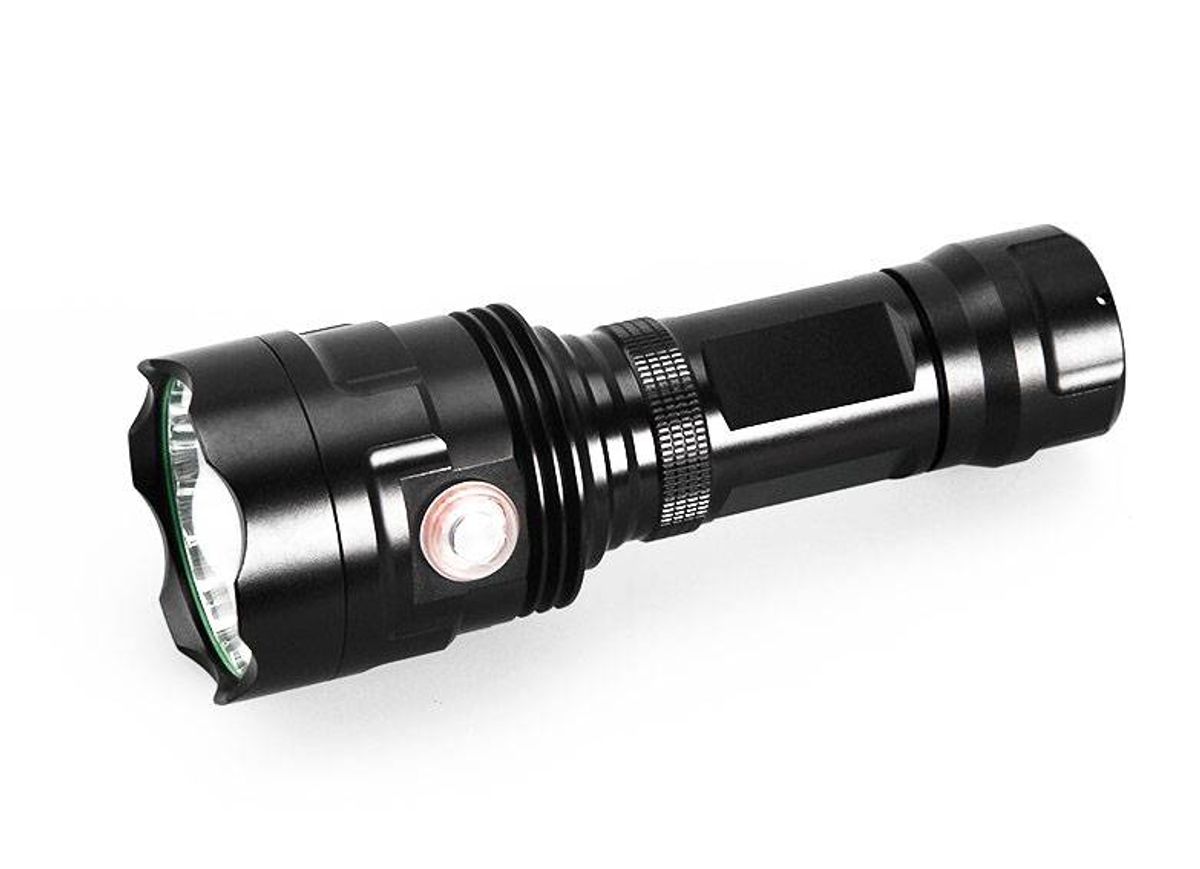 LED lommelygte Police med 6 x CREE XM-L T6 LED - Easylight.dk