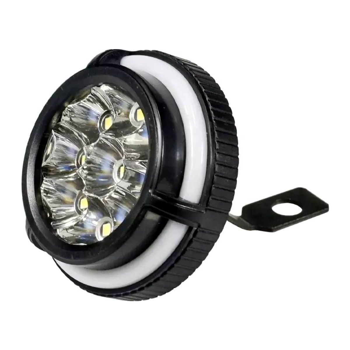 LED projektør med Halo + Blitzblink 9 watt, 12 volt - Dinled - Køretøjs projektører