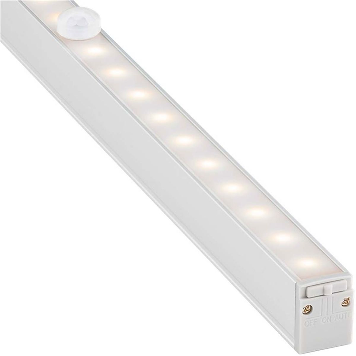 LED Skabslys - Aluprofil - Med Sensor og Batteri - 3000K