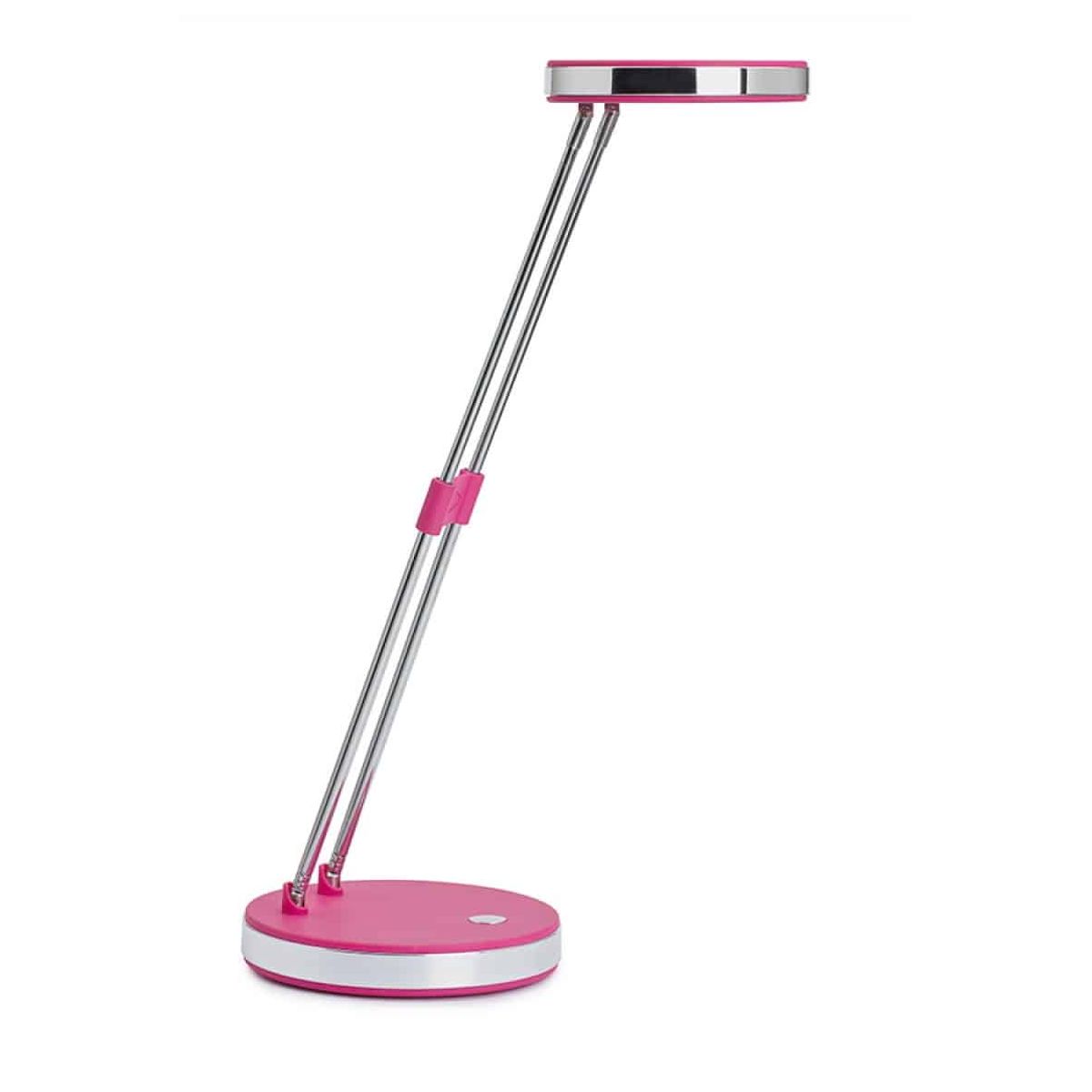 LED Skrivebordslampe MAUL Puck 5W Foldbar Pink.