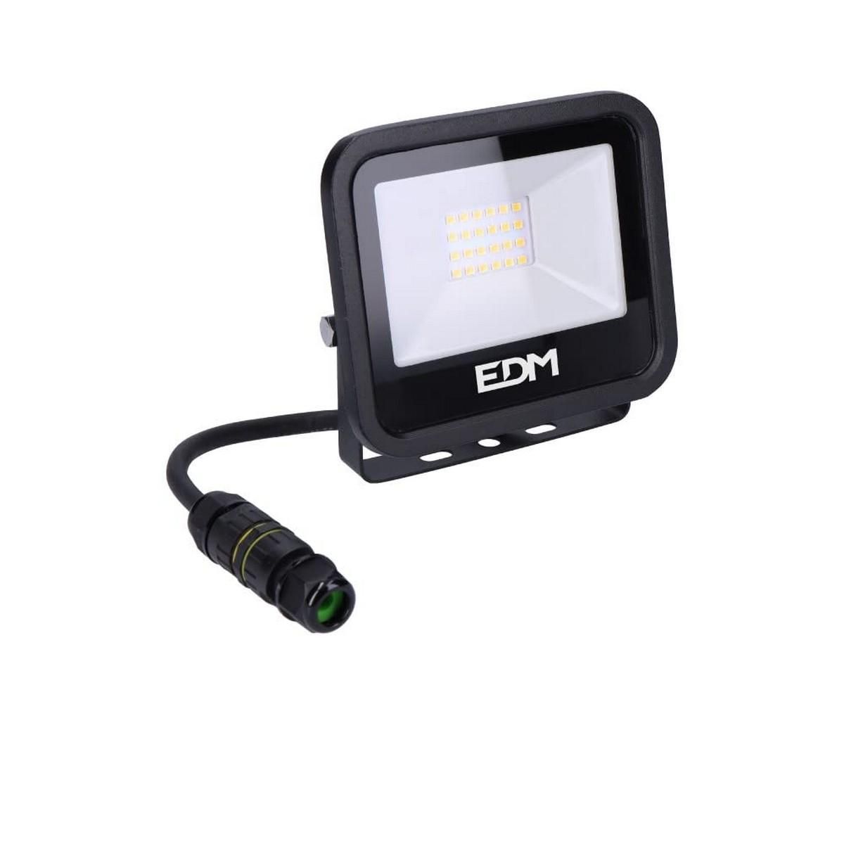 LED spotlight EDM 70401 Black Series Sort F 20 W 12,4 x 10,6 x 2,8 cm (6400 K)