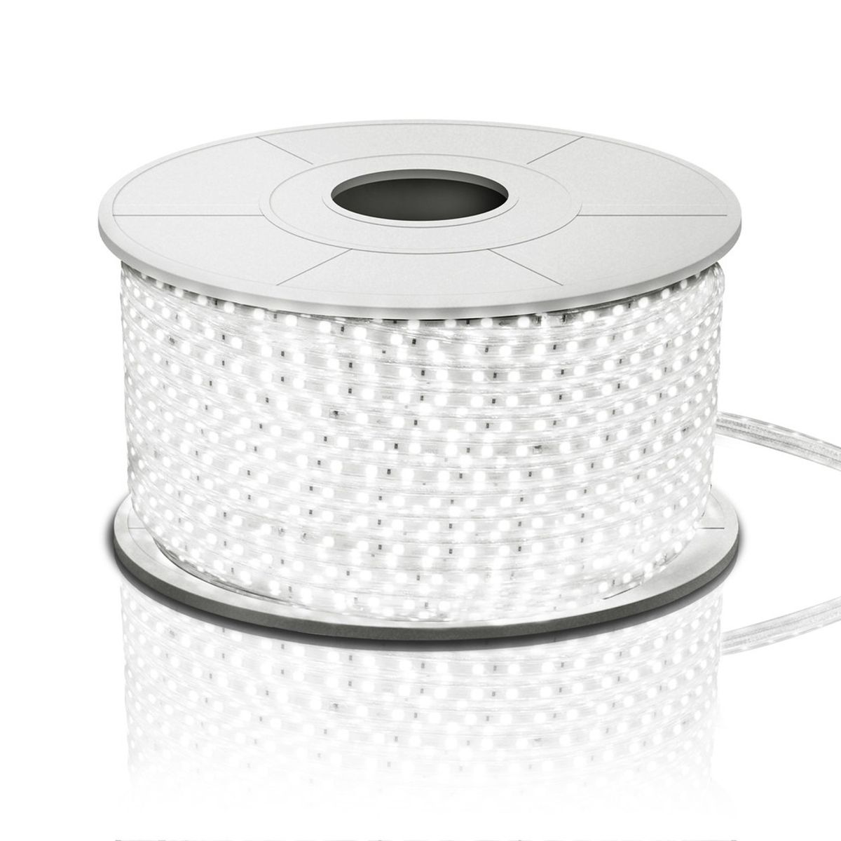 LED Strip, Integreret Kredsløb, 2835-60, 8mm, Hvid, 50m