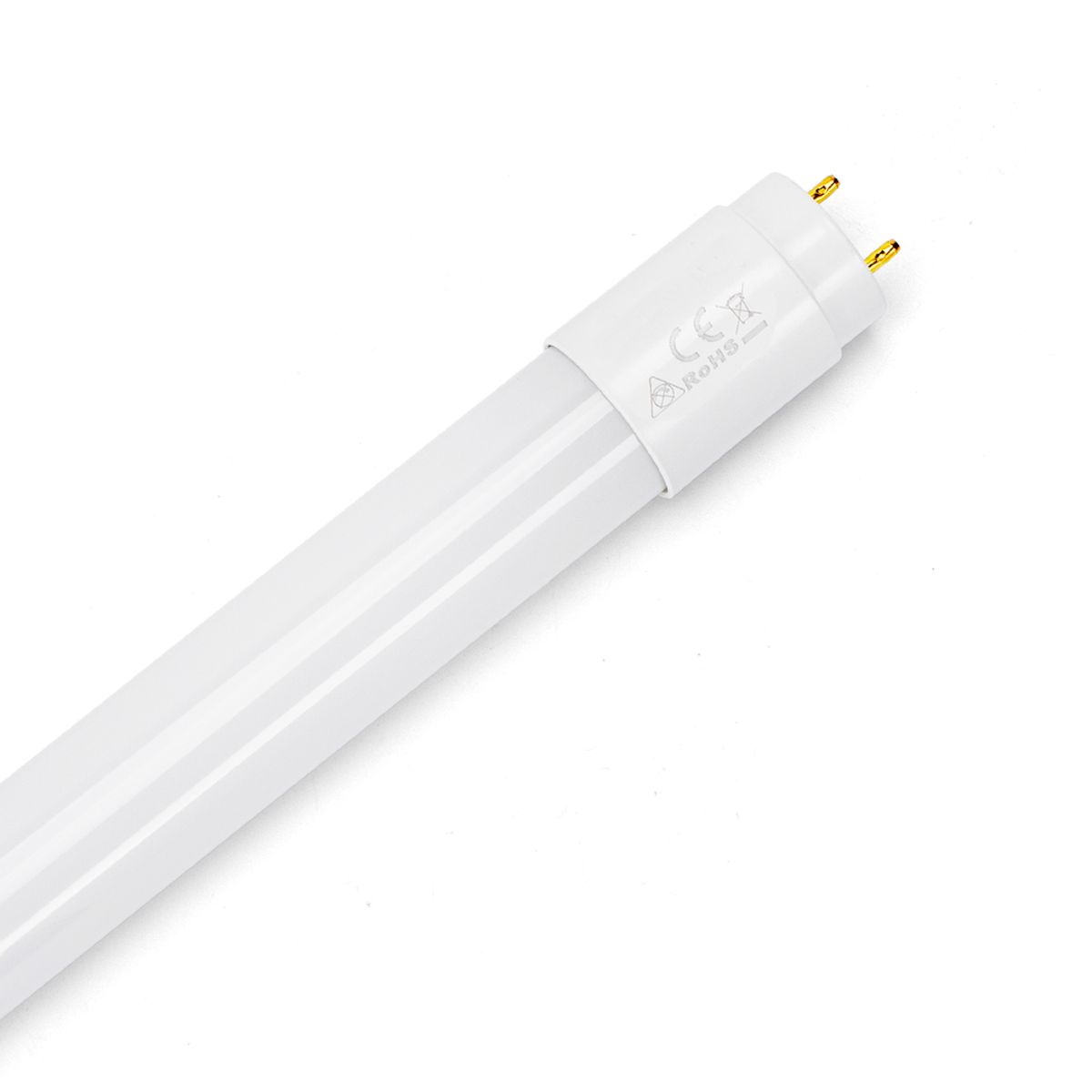 LED T8 18W 1.2m 6500K Glas - Kulør : Kold