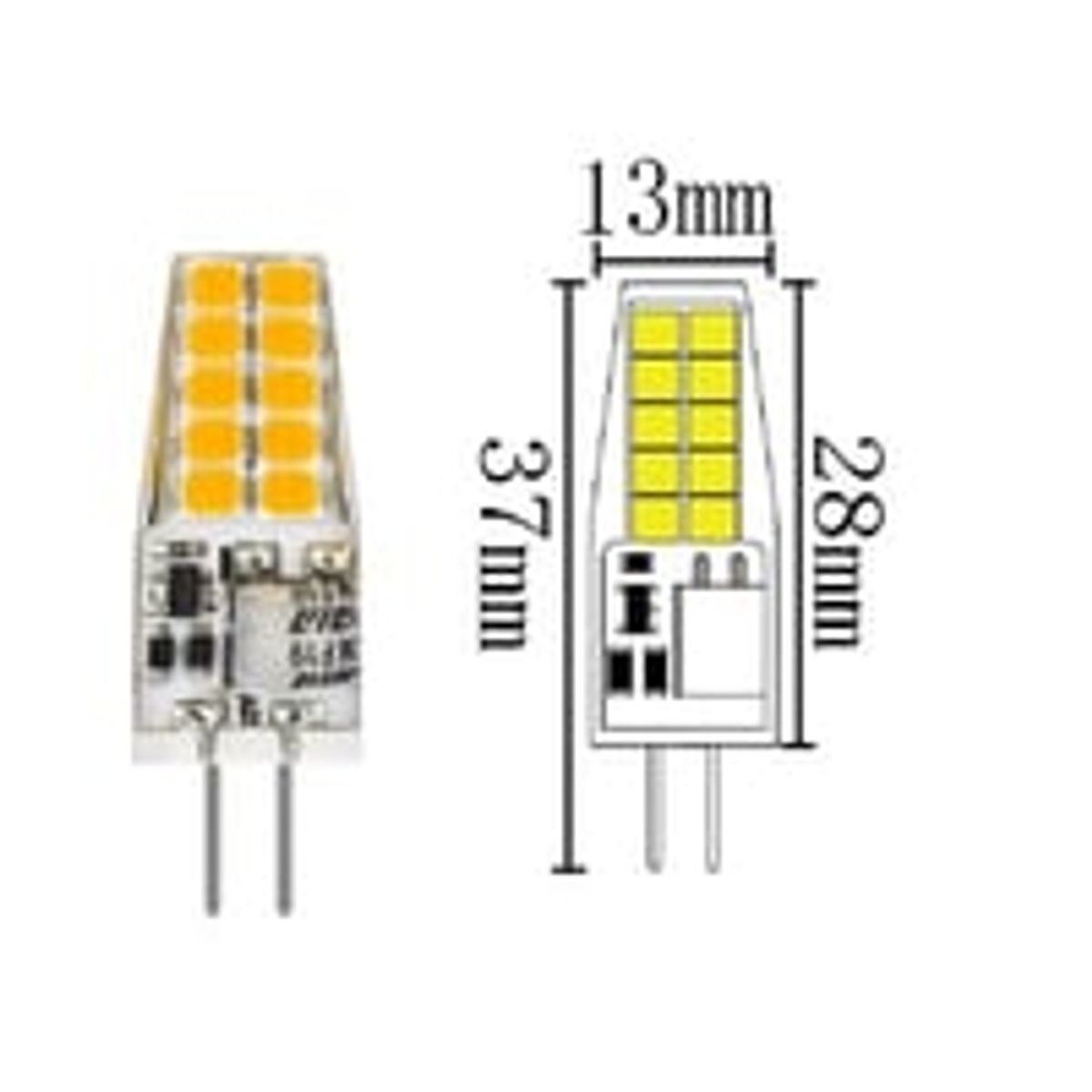 LEDlife 2,2W Dmpbar LED pre med GY6.35 fatning til 12V AC/DC systemer - 260lm, RA80