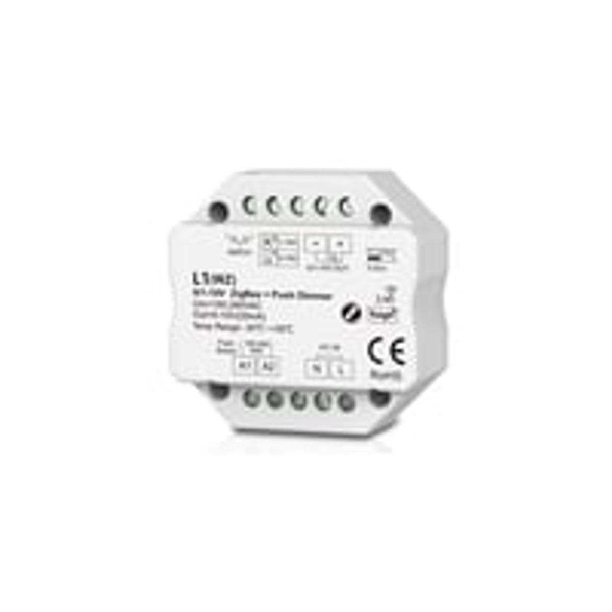 LEDlife rWave 1-10V Zigbee Indbygningsdmper - Hue Kompatibel, RF, Push-Dim, LED Dmper, Til Indbygning, 230V