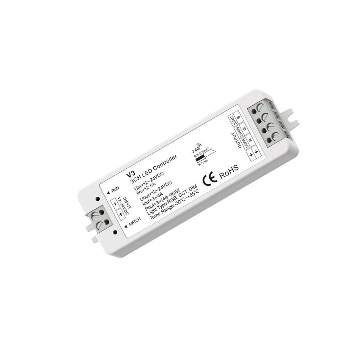 LEDlife rWave RGB controller - 12V (144W), 24V (288W)