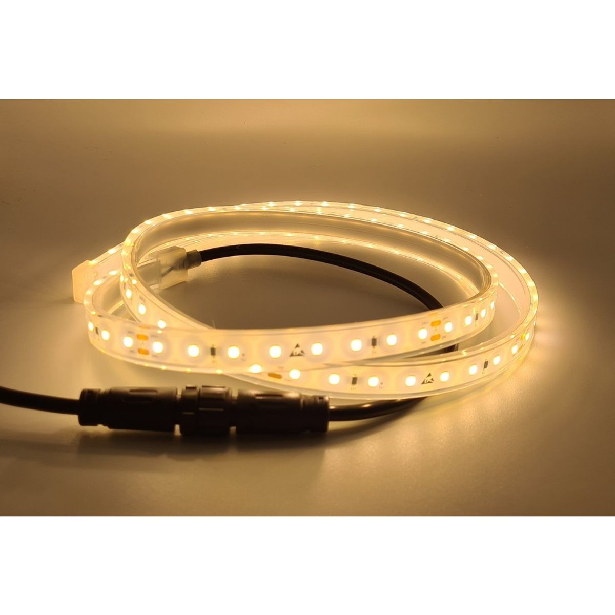 LEDlife Sauna LED strip - 5M, 8W pr. meter, IP68, 24V - Dæmpbar : Dæmpbar, Kulør : Varm