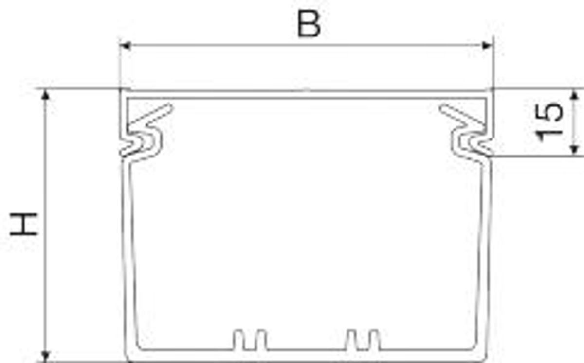 Ledningskanal Ba 7 60x40