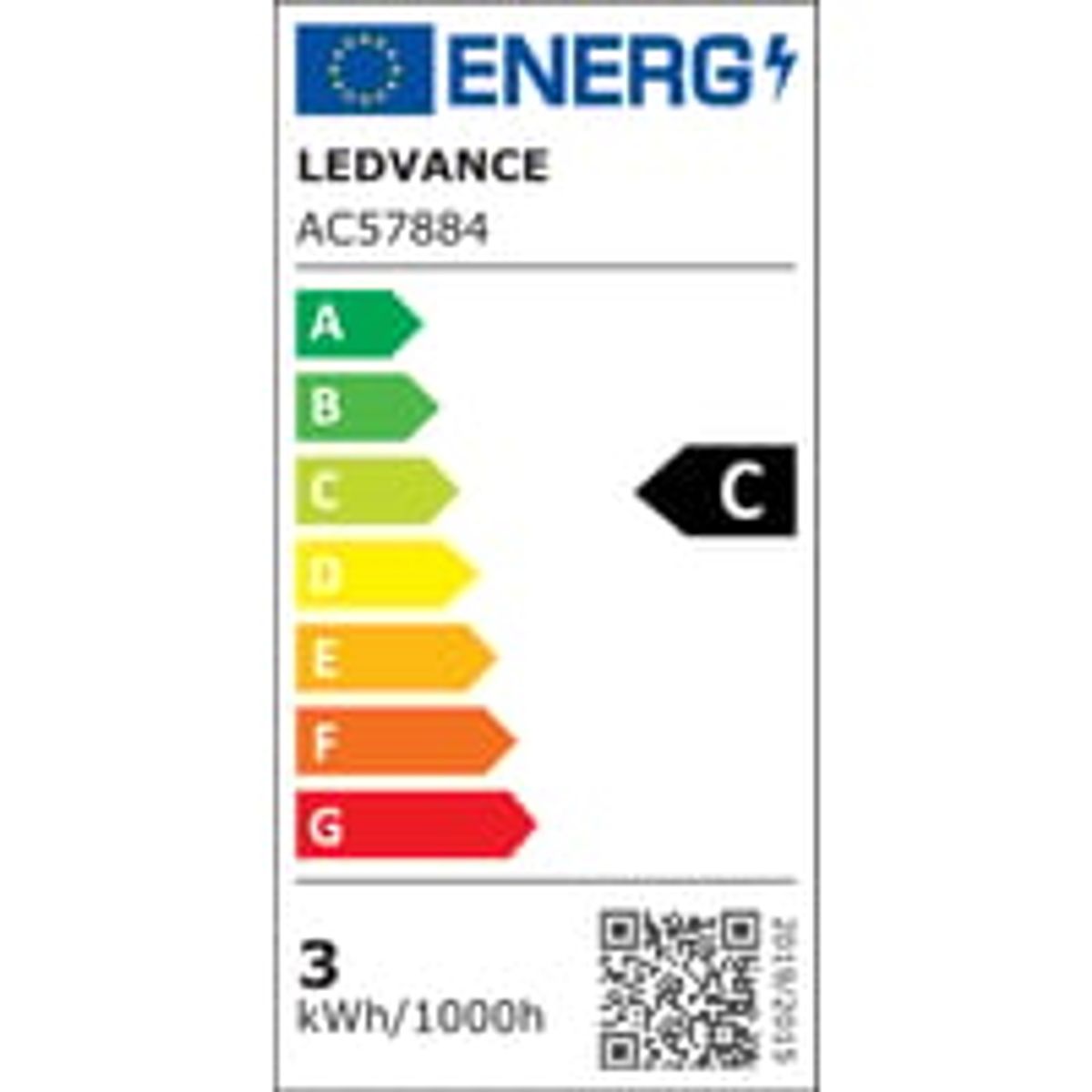 Ledvance LED krone fil 470lm 2,9W/827 (40W) E14 dmpbar (C)