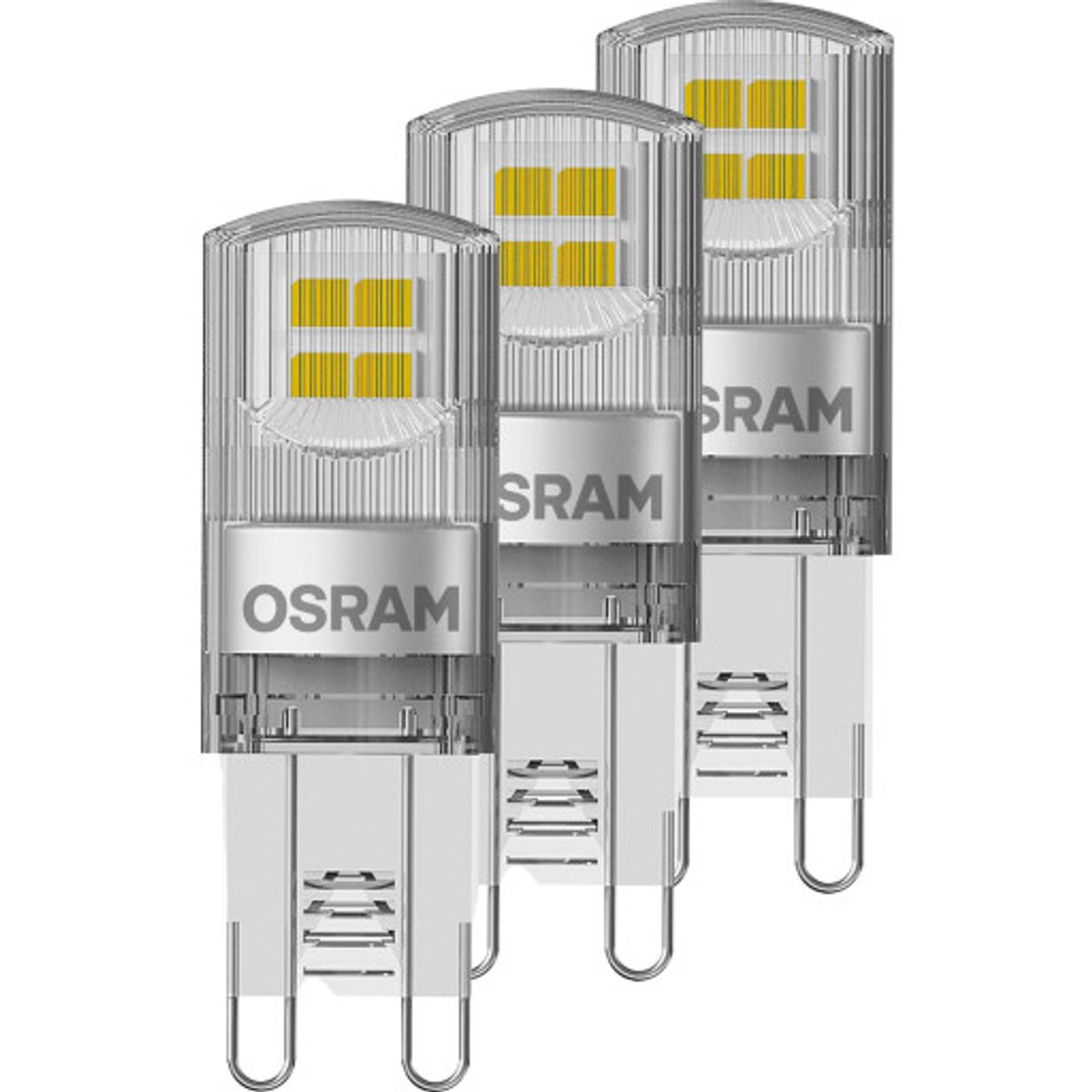 Ledvance Parathom G9 stiftpære, 2700K, 1,9W, 3 stk