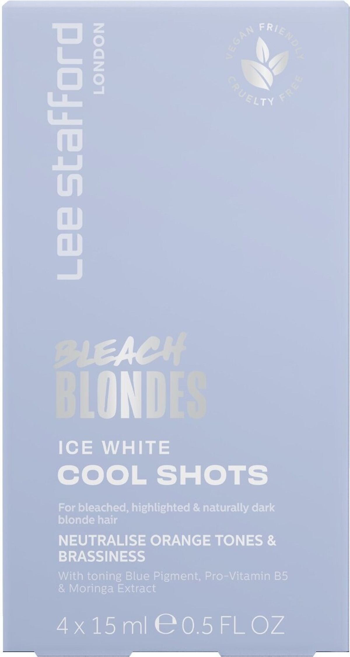 Lee Stafford - Bleach Blondes Ice White Cool Shots - 4x15 Ml