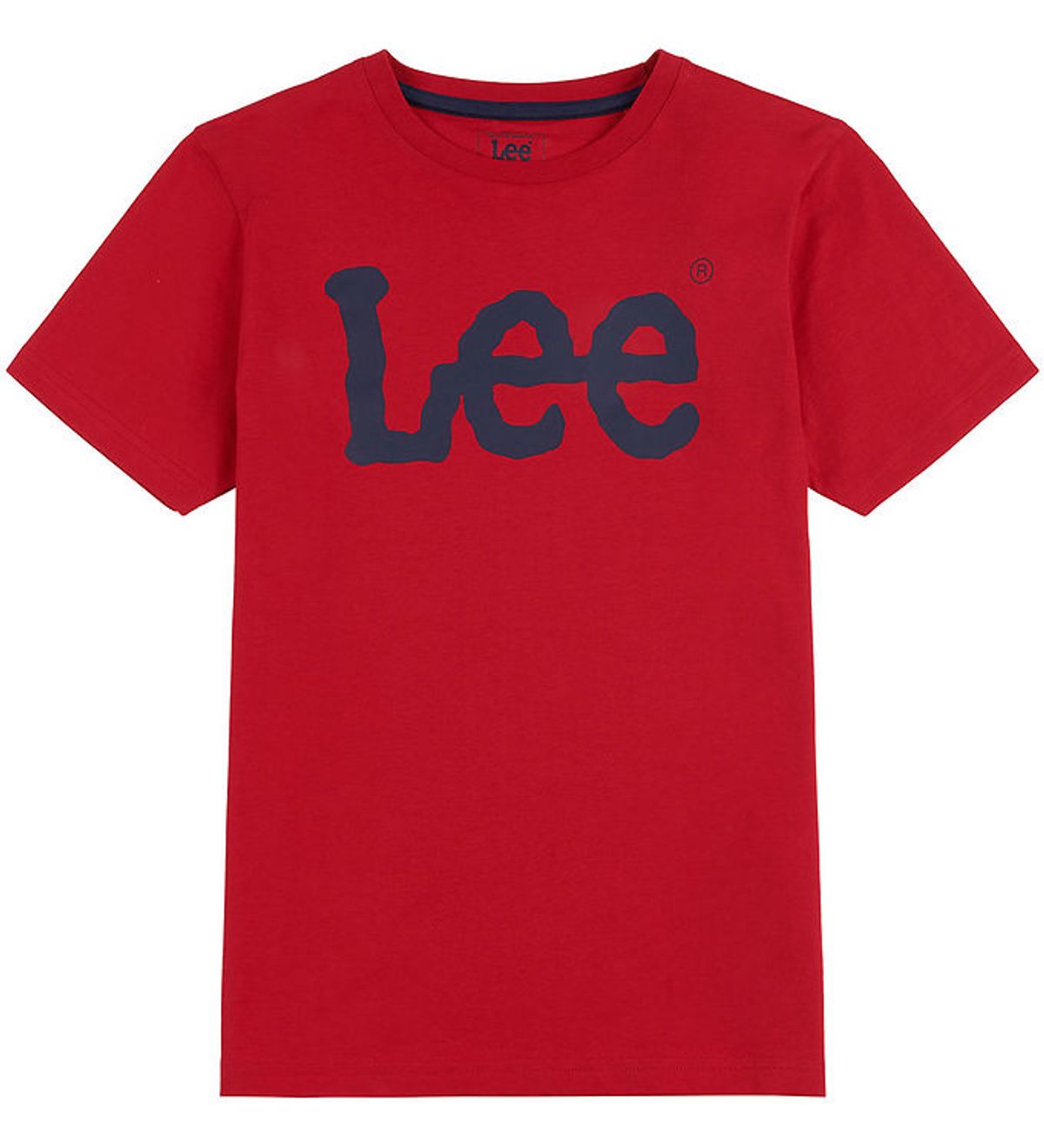 Lee T-shirt - Wobbly Graphic - Tango Red