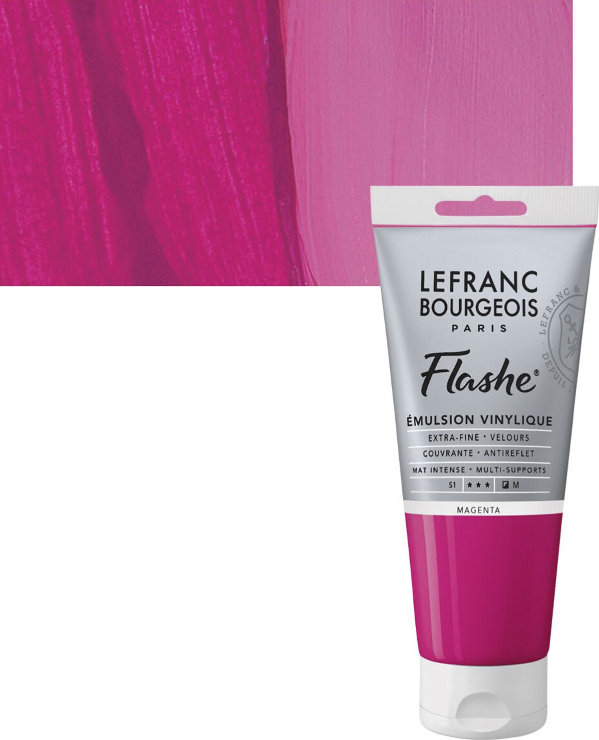 Lefranc & Bourgeois - Akrylmaling - Flashe - Magenta 80 Ml