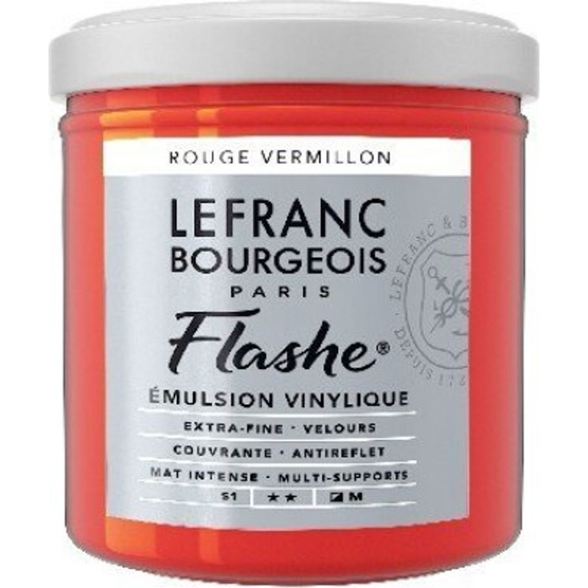 Lefranc & Bourgeois - Akrylmaling - Flashe - Red Vermilion 125 Ml