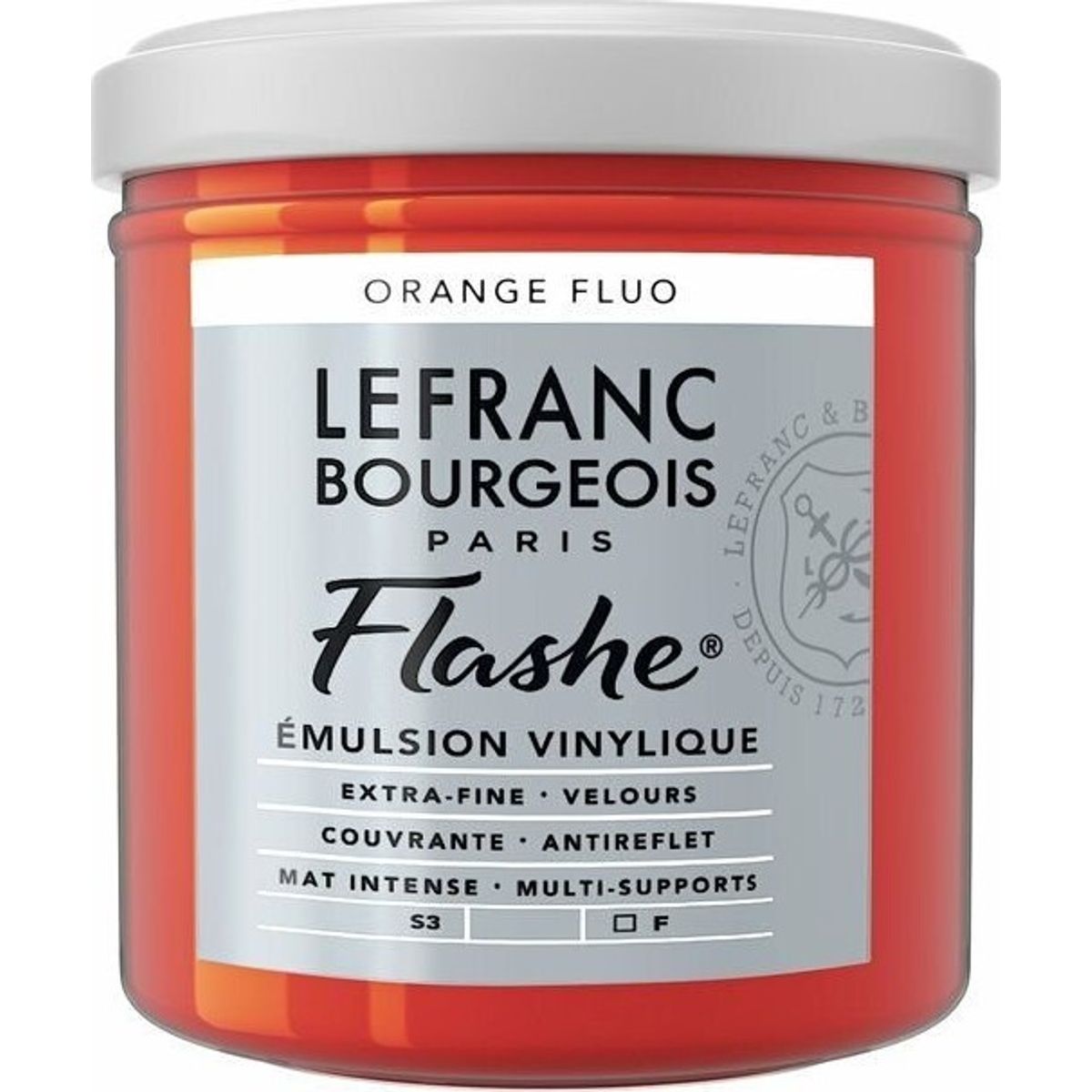 Lefranc & Bourgeois - Akrylmaling - Fluorescent Light Orange 125 Ml