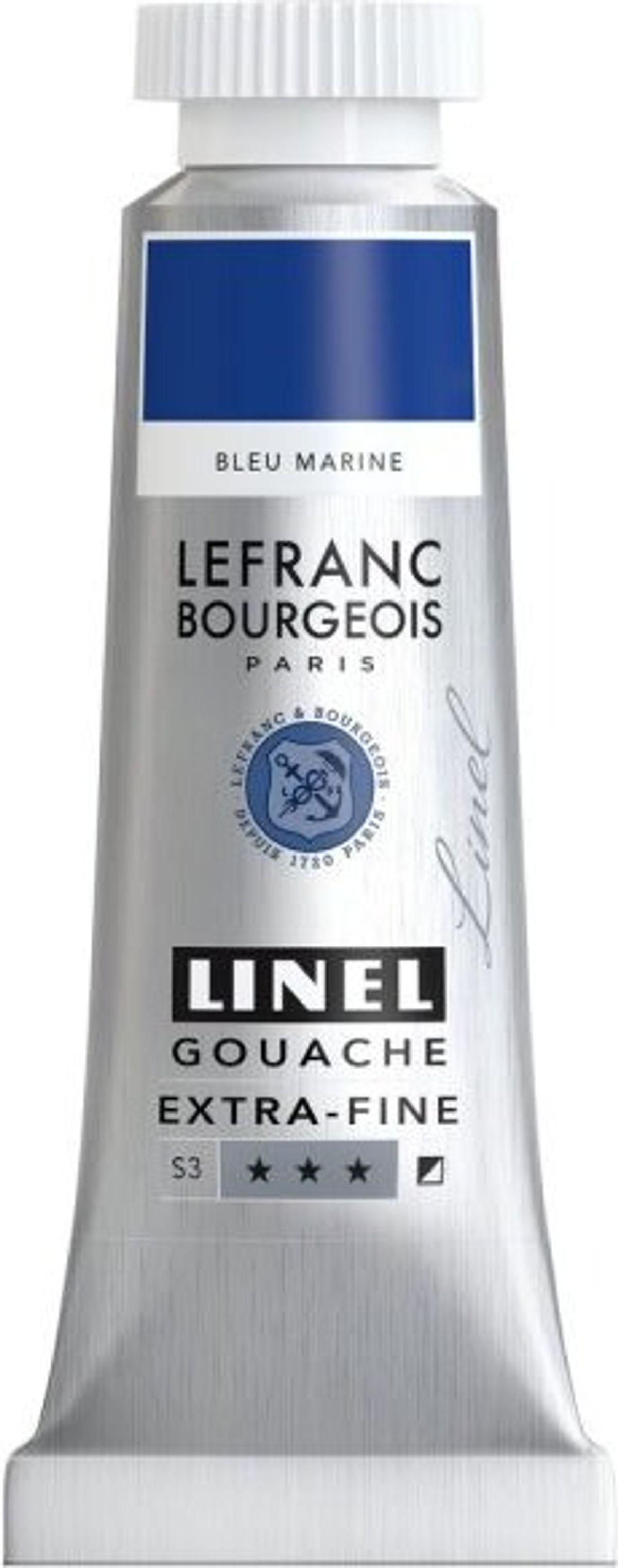 Lefranc & Bourgeois - Ex-fin Gouache Maling - Blå Marine - 15 Ml