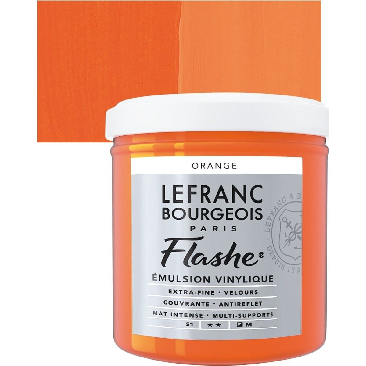 Lefranc & Bourgeois - Flashe Akrylmaling - Orange 125 Ml