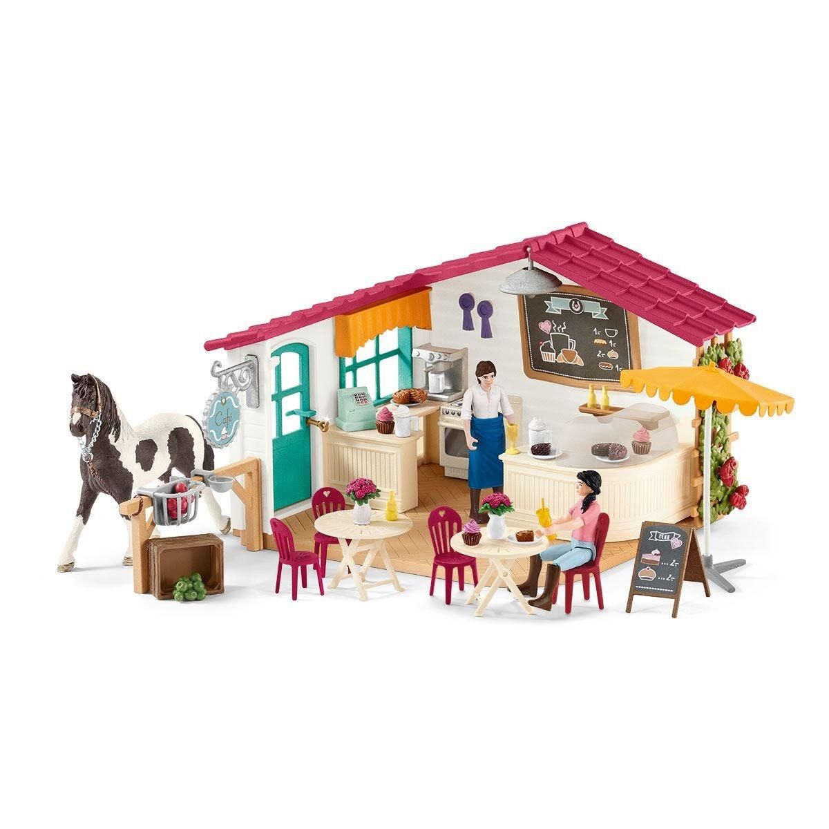 Legetøjssæt Schleich Rider Café Plastik