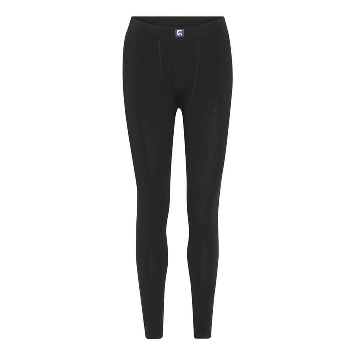 Leggings i merinould, dame, Coastland of Denmark, sort, str. XS