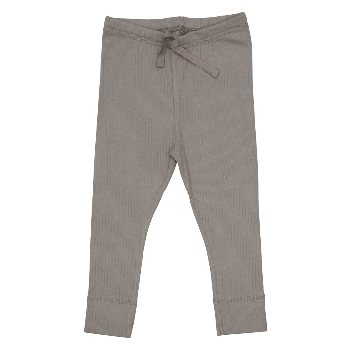 LEGGINGS I RIB JERSEY MED SNØRE - LT. GREY - LT. GREY / 110